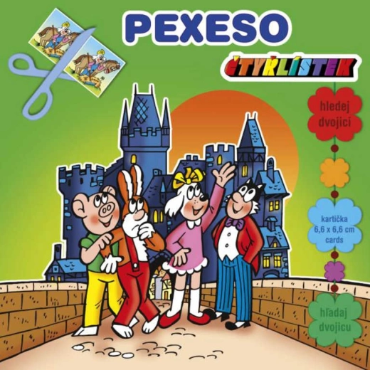 Akim pexeso Čtyřlístek maxi καρτέλες