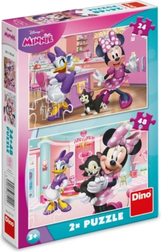 Παζλ Minnie και Figaro 24 και 48 κομμάτια
