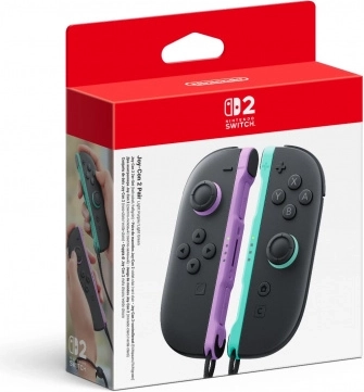 Nintendo Joy-Con 2 σε ανοιχτό μωβ και ανοιχτό πράσινο