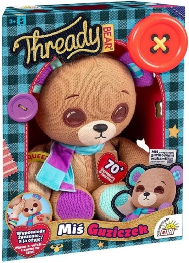 Διαδραστικό λούτρινο αρκουδάκι COBI Thready Bear