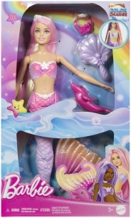 Barbie Malibu γοργόνα με αλλαγή χρώματος