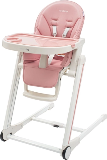 Παιδικό καρεκλάκι φαγητού New Baby Muka dusty pink