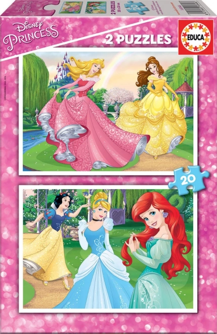 Παζλ DISNEY πριγκίπισσες 2×20 κομμάτια