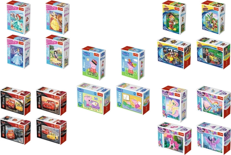 Puzzle Mini Maxi – πολύχρωμα παζλ για τα μικρότερα παιδιά, 20 κομμάτια
