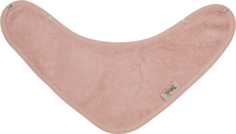 Timboo μπαντάνα σαλιάρα Misty Rose 36 × 22 cm