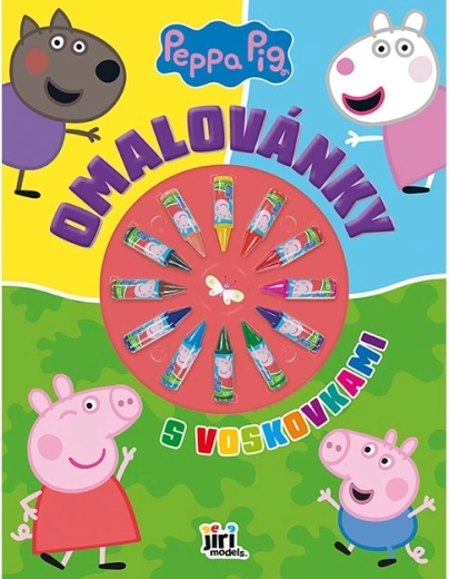 Βιβλίο ζωγραφικής με κηρομπογιές Peppa Pig