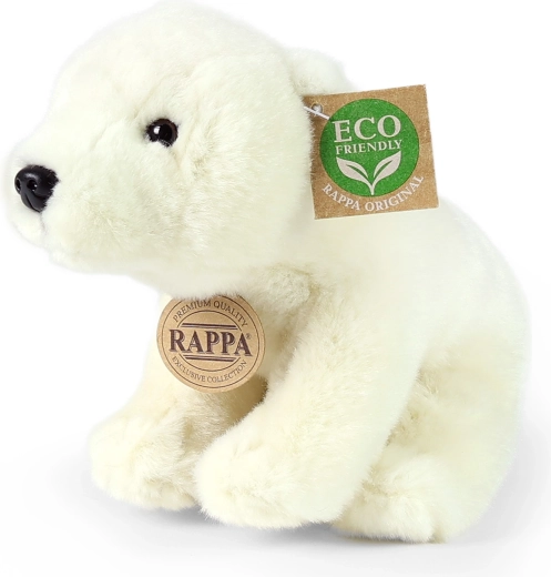 Λούτρινη πολική αρκούδα 20 cm eco-friendly RAPPA