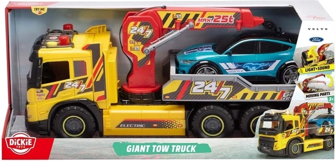 Dickie Toys Giant φορτηγό μεταφοράς Volvo με φώτα και ήχους