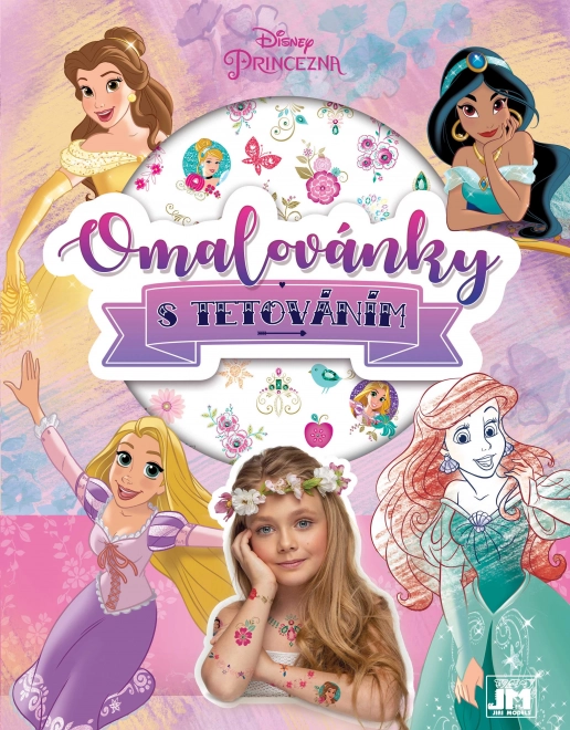 Βιβλίο ζωγραφικής με τατουάζ Disney πριγκίπισσες