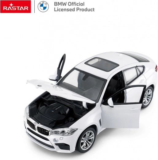 Μεταλλικό μοντέλο BMW X6 M 1:24 λευκό RASTAR