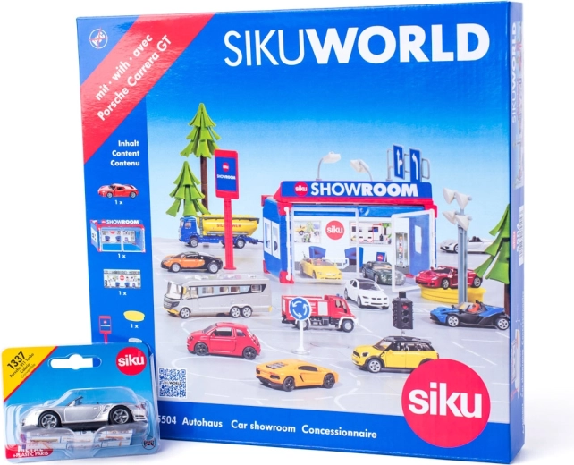 SIKU World αντιπροσωπεία αυτοκινήτων με αυτοκινητάκι Porsche 911 Turbo