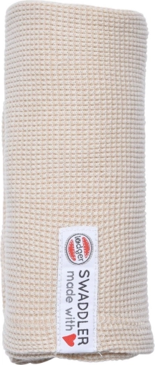 Lodger υφασμάτινη πάνα swaddler ciumbelle ivory 70 × 70 cm
