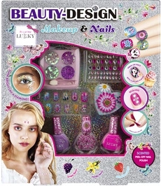 Σετ Lukky Beauty Design make-up και νύχια για παιδιά