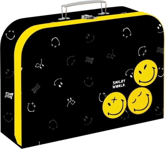 Πλαστικοποιημένο βαλιτσάκι 34 cm SMILEY WORLD