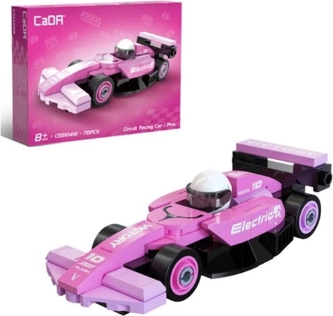 Κατασκευαστικό σετ Cada Circuit Racing Car ροζ σπορ αυτοκίνητο