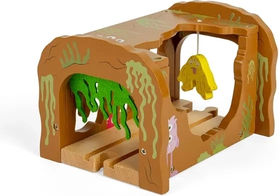 Bigjigs rail ξύλινο τούνελ τερατάκια