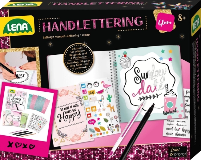 Lena Το ημερολόγιό μου Handlettering – δημιουργικό σετ για καλλιγραφία