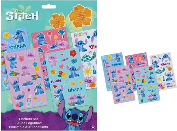 Σετ αυτοκόλλητων Lilo and Stitch (100 τεμ.) - 1 τεμάχιο