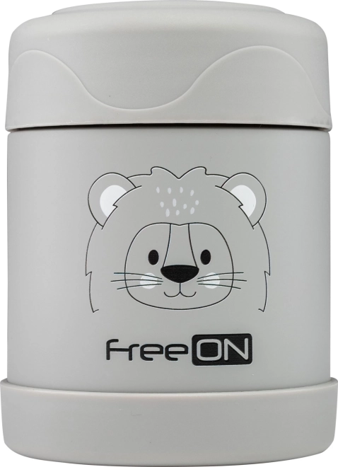 FreeON Ανοξείδωτο θερμός φαγητού 350 ml γκρι