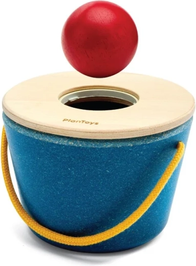 PlanToys κουτί με τρύπα για ρίψη με μπαλάκι - 1 τεμάχιο