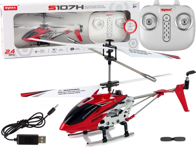 RC ελικόπτερο SYMA S107H 2,4 GHz – κόκκινο