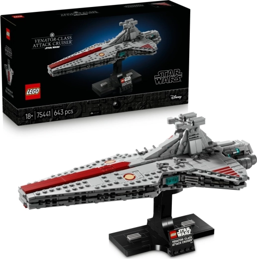 LEGO Star Wars Επιθετικό καταδρομικό κλάσης Venator – συλλεκτικό μοντέλο σε βάση
