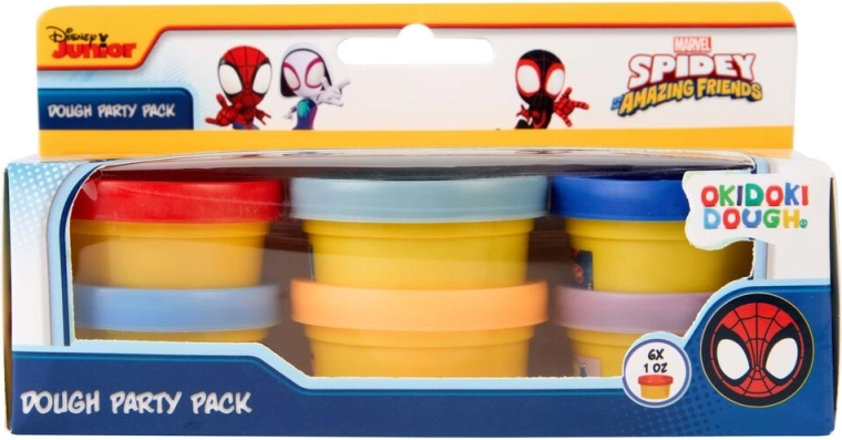 Πλαστελίνη μοντελοποίησης Marvel Spider-Man – σετ 6 μίνι κυπελλάκια