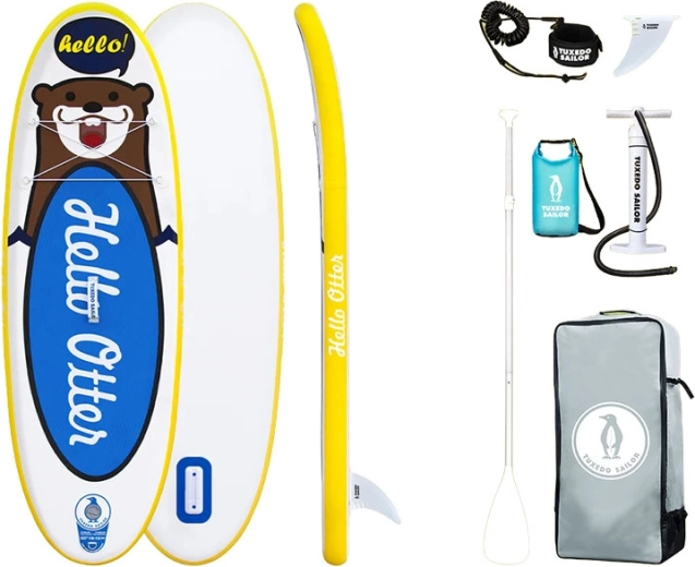 Παιδικό φουσκωτό paddleboard FunWater Tuxedo Sailor 240 cm (μπλε)
