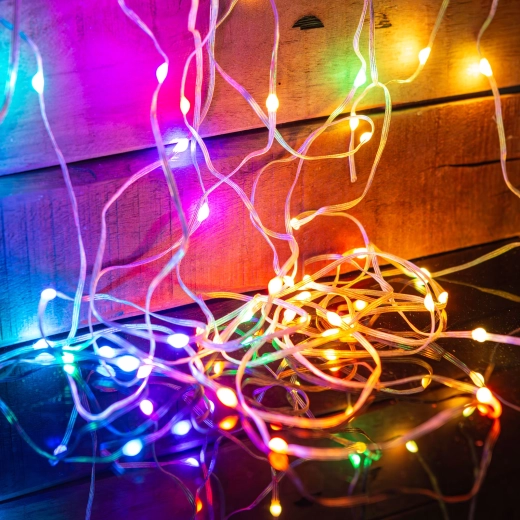 Έξυπνη φωτεινή γιρλάντα LED RGBIC με Bluetooth, 66 LED, 10 m