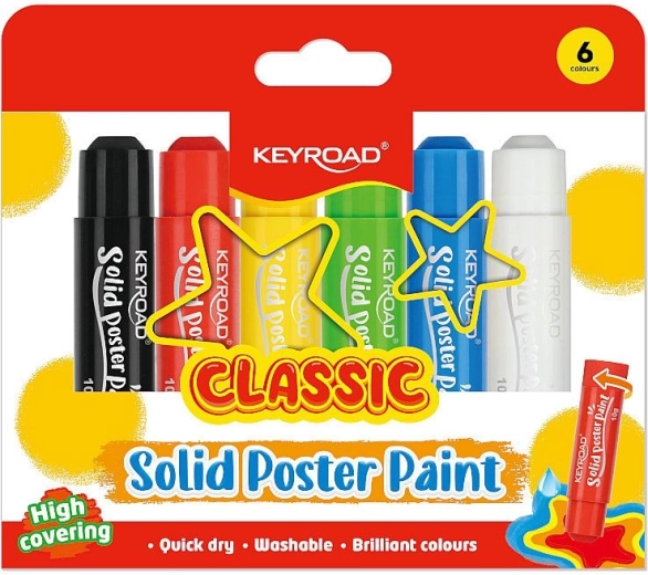 Στερεές τέμπερες KEYROAD Classic - 6 τεμ.