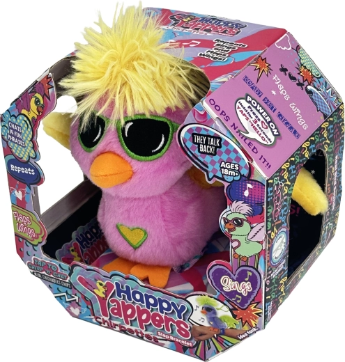 Steppos Happy yappers dottie διαδραστικό λούτρινο πουλάκι