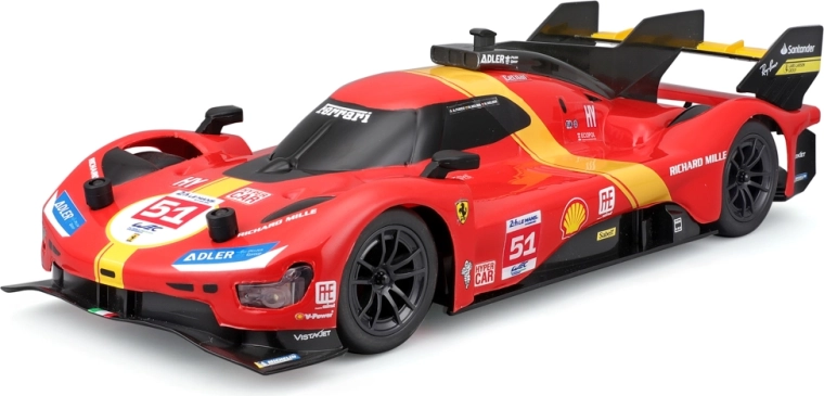 Ferrari 499P πρωταθλητής Le Mans rc αυτοκίνητο με φώτα 1:16
