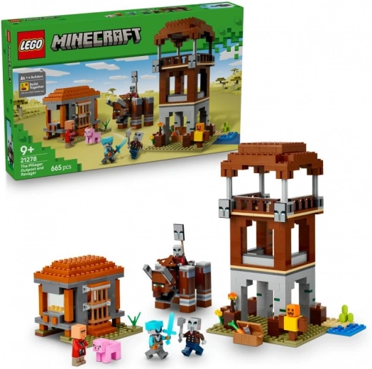 LEGO® Minecraft® 21278 Ορμητήριο των Λεηλατών και ο Καταστροφέας