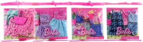 Barbie σετ 2 ρούχων για κούκλες