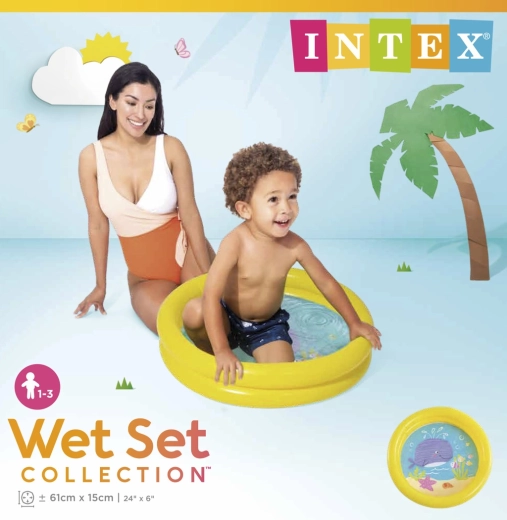 Φουσκωτή παιδική πισινούλα 61 × 15 cm INtex My First Pool