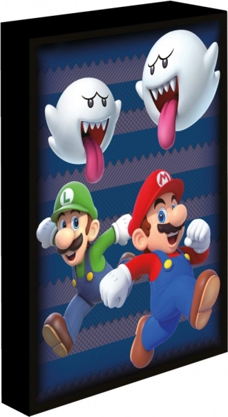 Φωτιζόμενος LED πίνακας Super Mario 30x40 cm