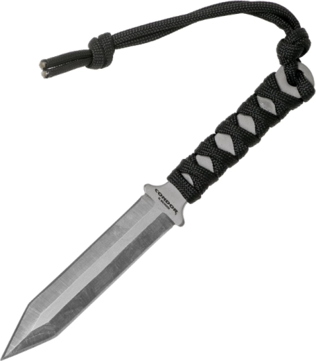 Μαχαίρι λαιμού Condor Gladius 8 cm με paracord και πλαστική θήκη