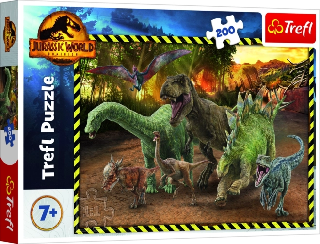 Παζλ 200 κομματιών – δεινόσαυροι από το JURASSIC WORLD