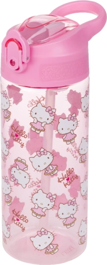 Μπουκάλι πόσης από Tritan με καλαμάκι Hello Kitty Sweet Leopard 500 ml BAAGL