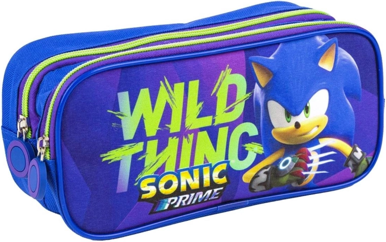 Διπλοθήκη κασετίνα Sonic Prime - 1 τεμάχιο