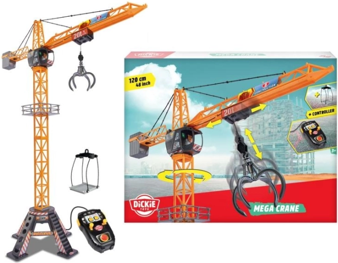 Mega γερανός με τηλεχειρισμό 120 cm Dickie Toys