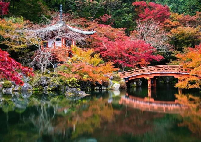 Παζλ 1000 κομματιών – κήπος Daigo-ji, Κιότο, Ιαπωνία