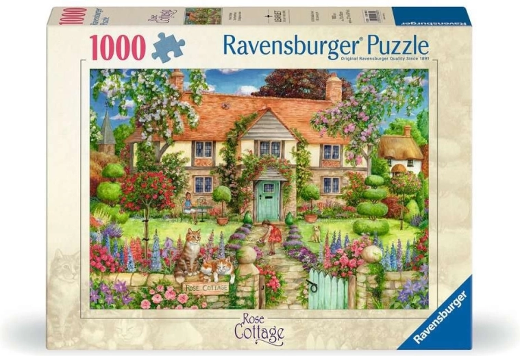 Παζλ Ravensburger Καλύβα με τριαντάφυλλα 1000 κομμάτια