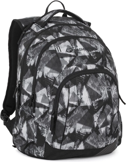 Φοιτητικό σακίδιο Bagmaster Lincoln 26 A μαύρο-λευκό