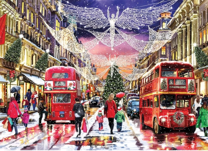 Παζλ Χριστουγεννιάτικο Regent Street XL 500 κομμάτια GIBSONS