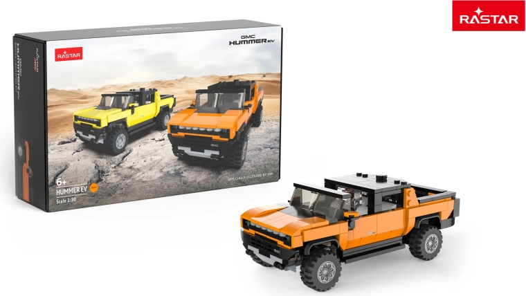 Κατασκευαστικό σετ αυτοκίνητο Hummer EV Rastar 1:30 πορτοκαλί