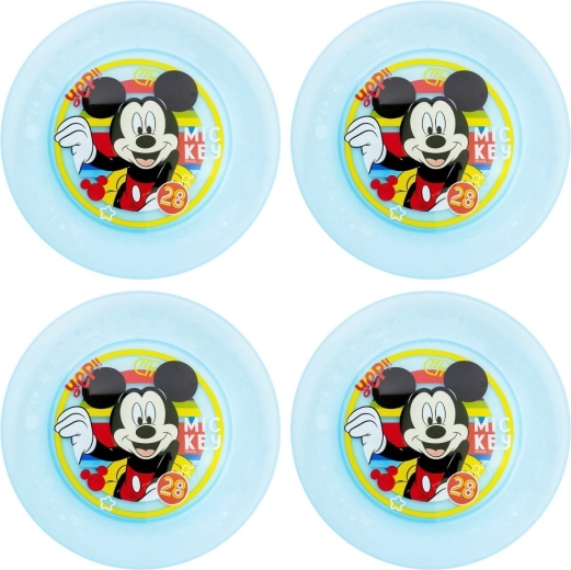 Σετ παιδικών πιάτων Mickey Mouse (4 τεμ.)