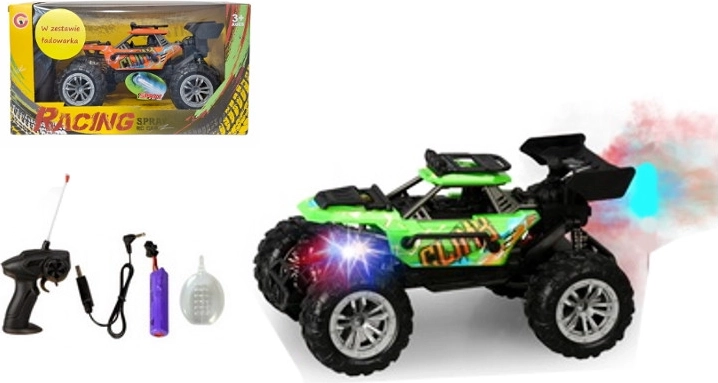 Τηλεκατευθυνόμενο off-road αυτοκίνητο με φώτα και εφέ καπνού
