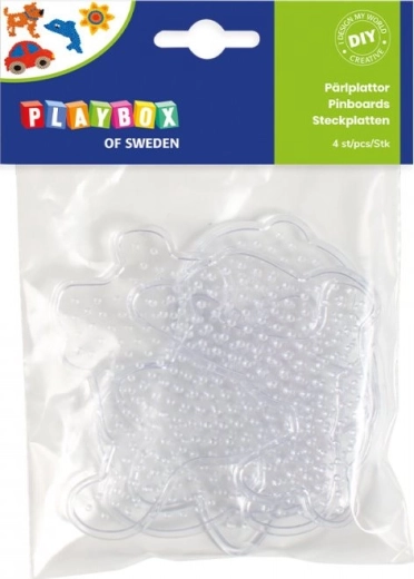 Playbox βάσεις για χάντρες σιδερώματος – σετ 4 τεμ.