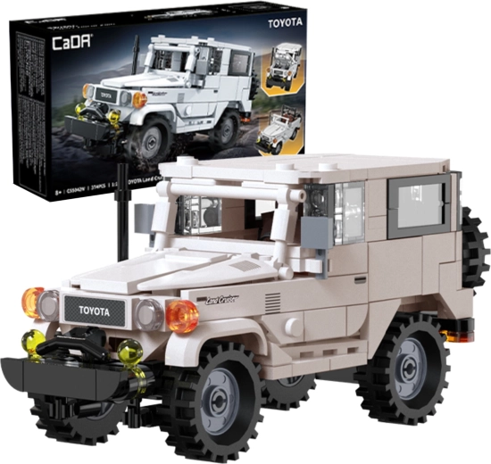 Κατασκευή CaDA Toyota Land Cruiser FJ40 σε κλίμακα 1:24, 374 κομμάτια
